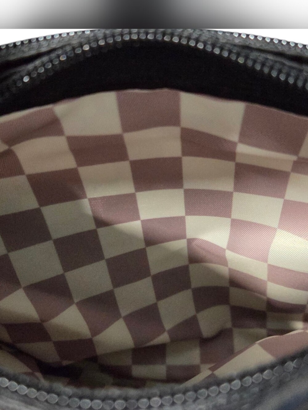 State- NEW Black Nylon Mini Lorimer Backpack w/Checkered Interior - Picture 6 of 8